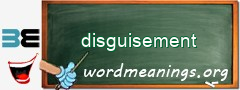 WordMeaning blackboard for disguisement